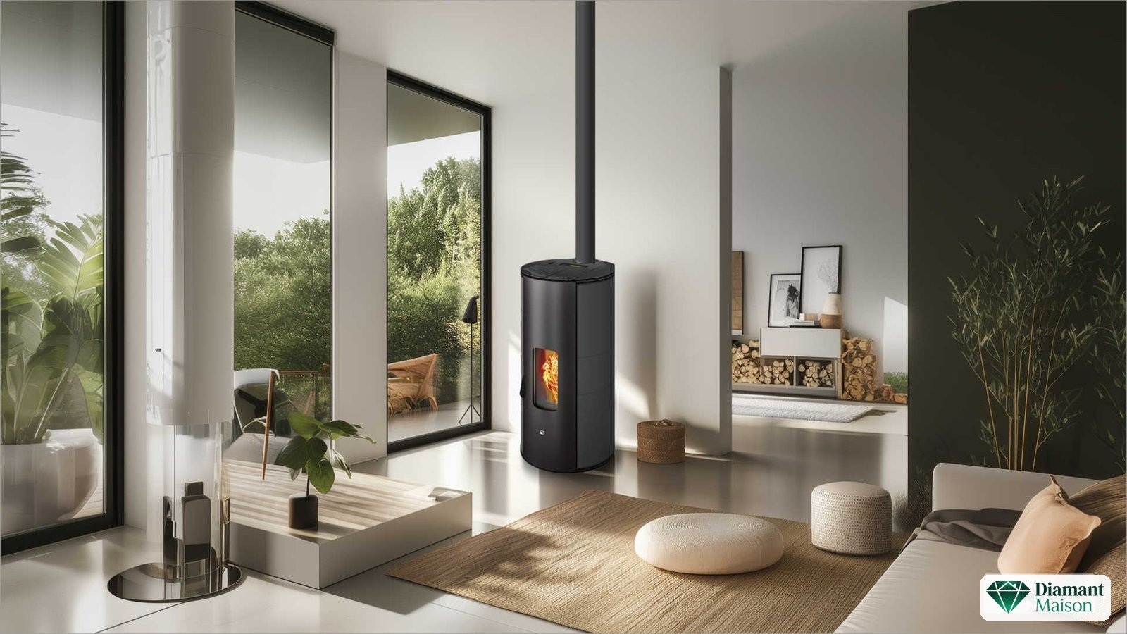 Poêle à Granulés Étanche 9 kW Lorena-pj