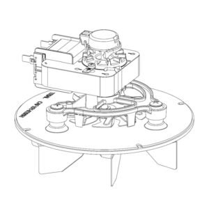 MOTEUR DES FUMEES TRIAL CAF15Y-140PSH + JOINT Extraflame