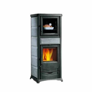 Poêle à bois avec four Rossella Plus Forno.165 Petra 9,4 kW