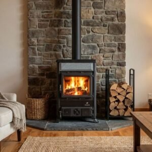 Poêle à bois en pierre Rossella R1.16 Petra 9kW