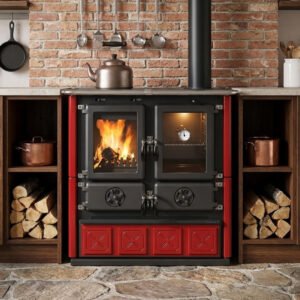 Cuisinière à Bois Rosetta Maiolica – 7,9 kW
