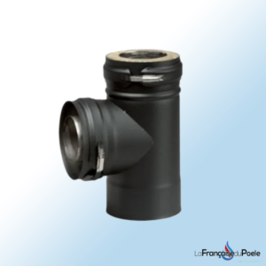 Té 90° DW ECO 2.0 Noir Ø 100 mm